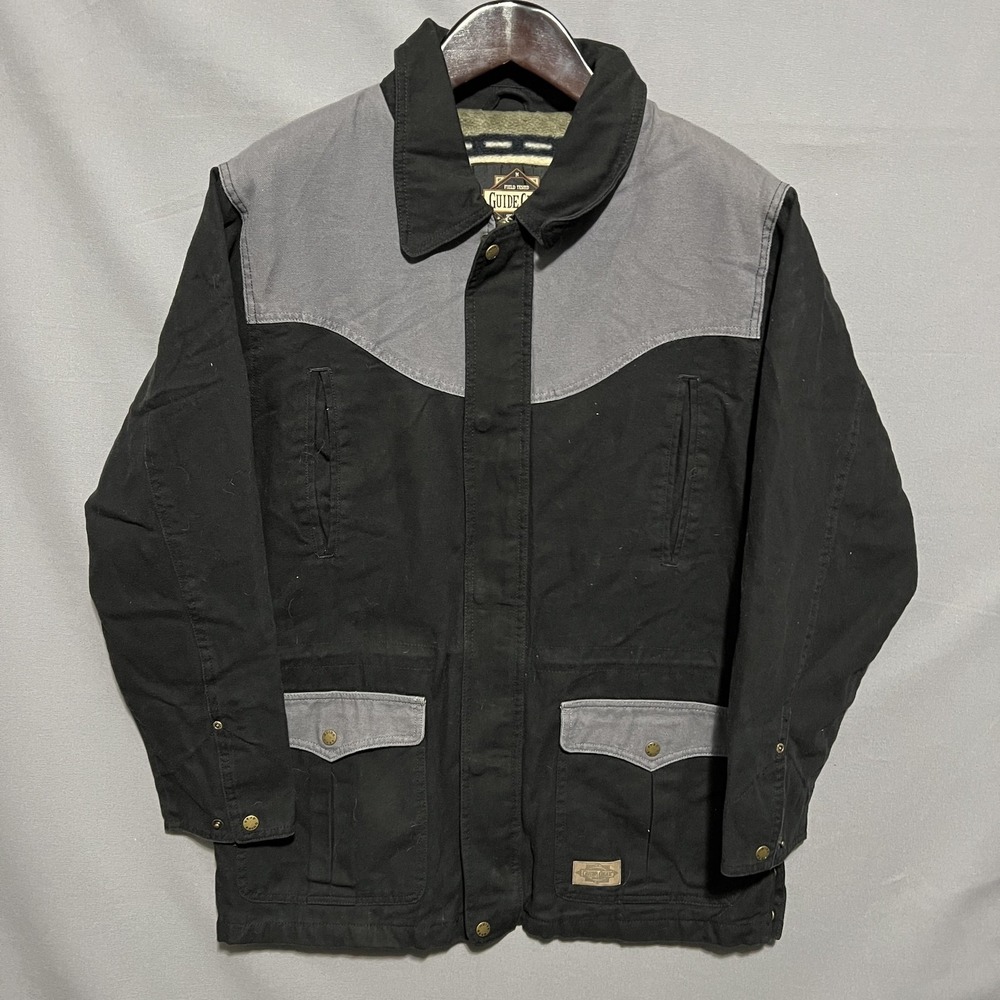 Guide Gear Jacket Mens L Black Aztec Lined Western Workwear‎ Coat Insulated
